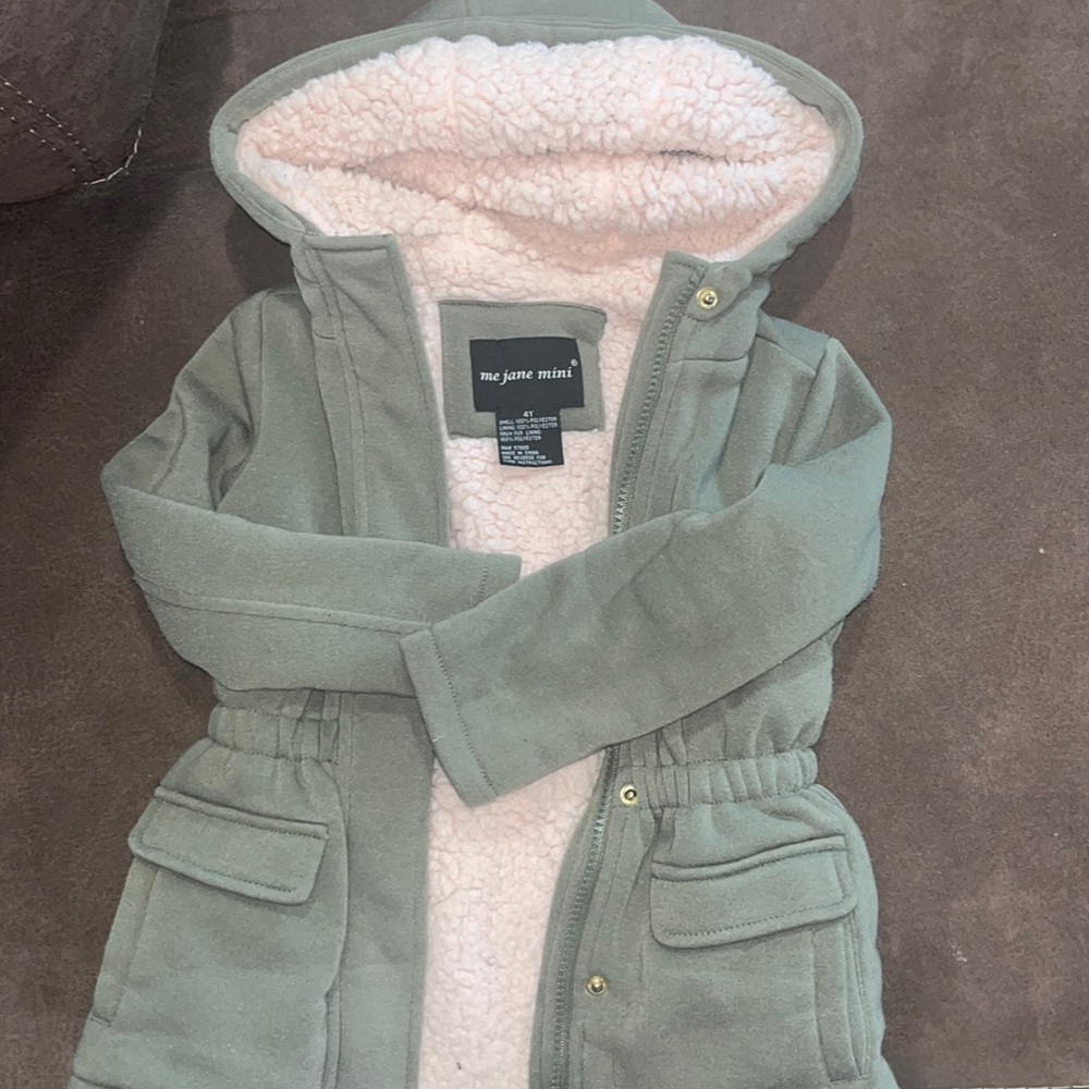 4T Girls Warm & Fuzzy Coat